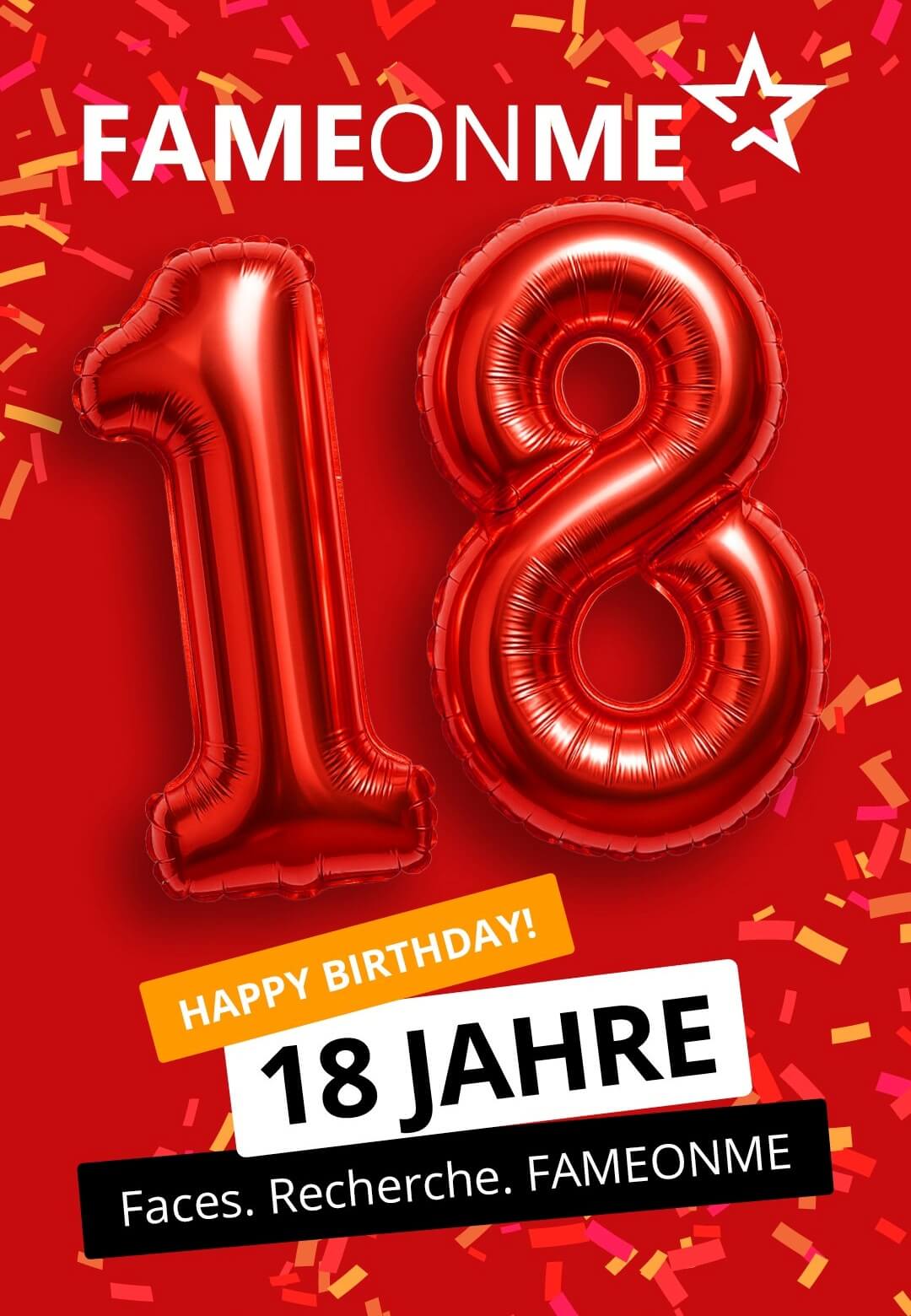 18 Jahre FAMEONME – Happy Birthday!