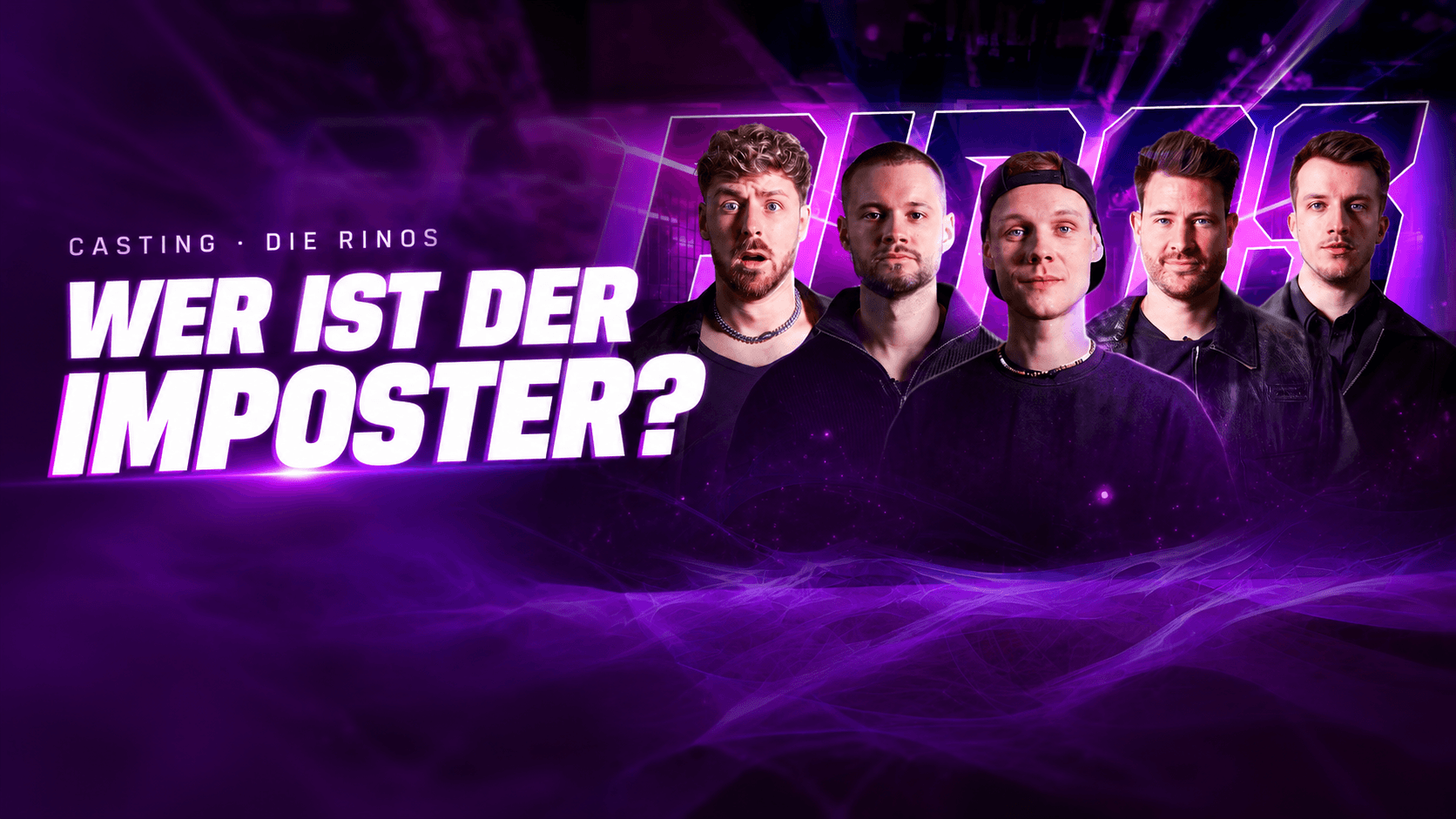 Die Rinos – Casting für die YouTube-Show „Wer ist der Imposter?“ bei FAMEONME